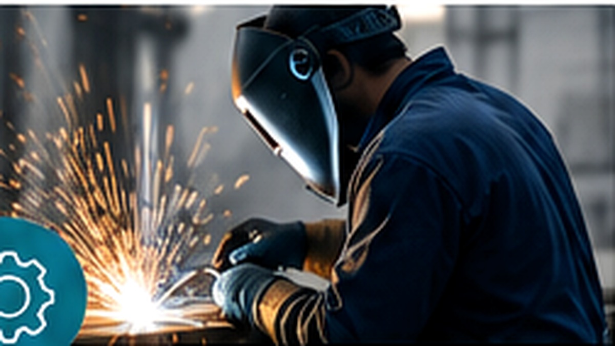 Precision welding supported by controlled industrial gas supply.