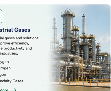 Industrial gas supply infrastructure